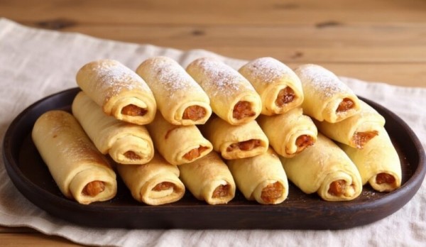 Печенье «Яблочный штрудель». Невероятно вкусно: хрупкое нежное тесто и много сочной начинки!