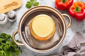 Капуста с перцем на зиму