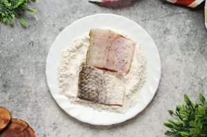Кефаль жареная