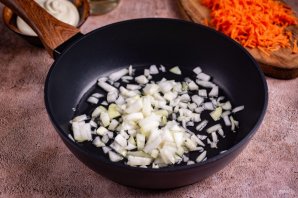 Печень с морковью и луком Печень с морковью и луком