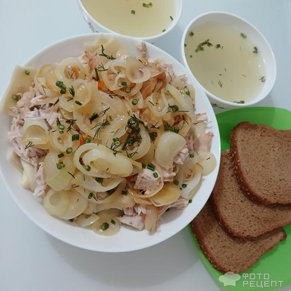 Рецепт: Бешбармак из курицы - Любимое татарское блюдо:) Рецепт: Бешбармак из курицы - Любимое татарское блюдо:)