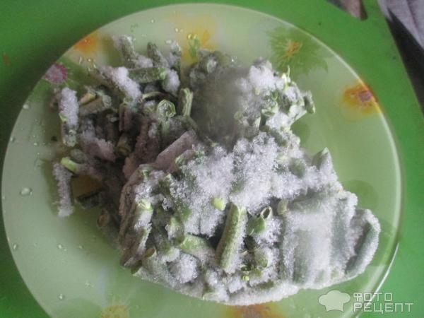Рецепт: Суп с соевыми бобами и зеленой фасолью - на курином бульоне, но можно и постный вариант