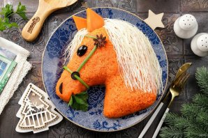 Салат "Золотая лошадь"