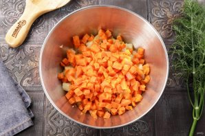 Винегрет с зелёным яблоком