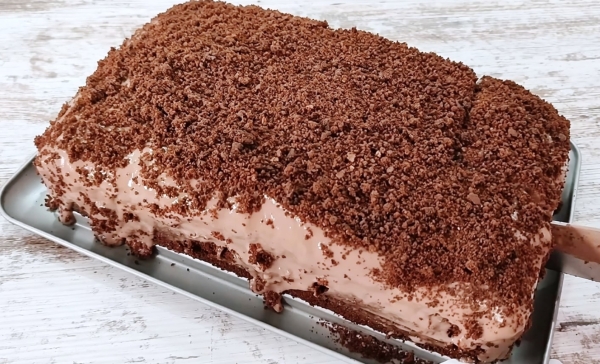 Шоколадный торт «Вулкан». Самый нежный, быстрый и бюджетный рецепт!
