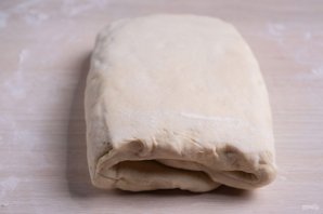 Домашнее слоеное дрожжевое тесто на молоке