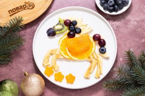 Фруктовая нарезка на год Лошади Фруктовая нарезка на год Лошади