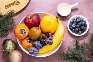 Фруктовая нарезка на год Лошади Фруктовая нарезка на год Лошади