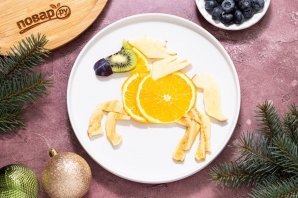 Фруктовая нарезка на год Лошади Фруктовая нарезка на год Лошади