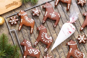 Имбирные пряники на Новый год Лошади