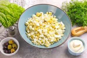 Крабовый салат "Белая лошадь"