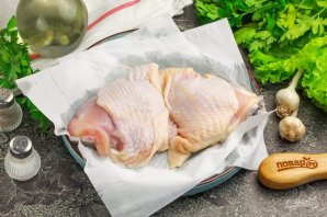 Курица в мультиварке жареная