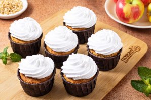 Маффины с яблоками Маффины с яблоками