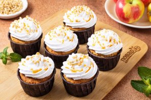 Маффины с яблоками Маффины с яблоками