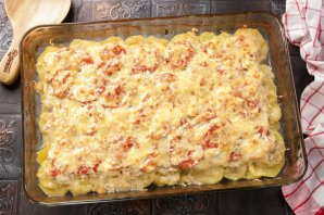 "Мясо по-французски" из куриного фарша "Мясо по-французски" из куриного фарша