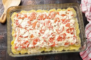 "Мясо по-французски" из куриного фарша "Мясо по-французски" из куриного фарша