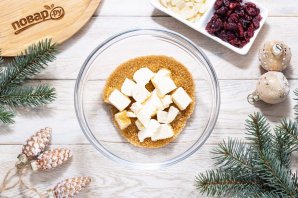 Новогоднее печенье с клюквой Новогоднее печенье с клюквой