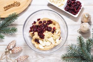 Новогоднее печенье с клюквой Новогоднее печенье с клюквой