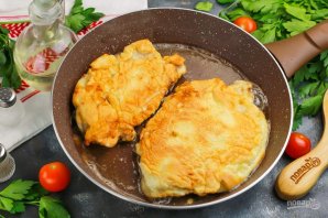 Отбивные из свинины в кляре