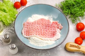 Отбивные с помидорами Отбивные с помидорами