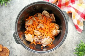 Плов с курицей в мультиварке