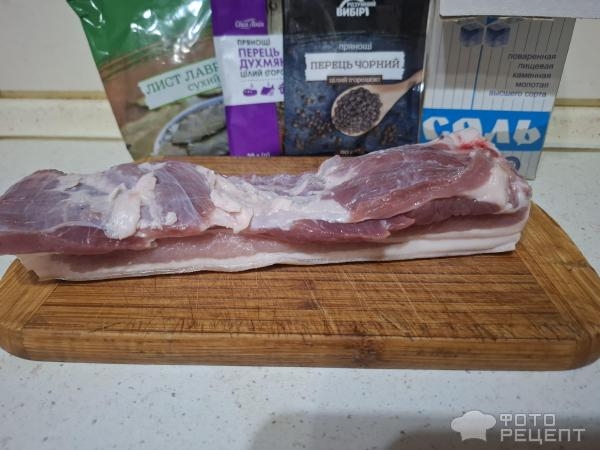 Рецепт: Домашнее соленое сало - Готовлю с любовью. Рецепт: Домашнее соленое сало - Готовлю с любовью.