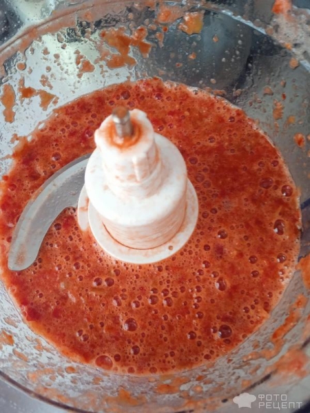 Рецепт: Хренодер - Удачный хренодер. Ароматный и пикантный. С болгарским перцем и чесноком