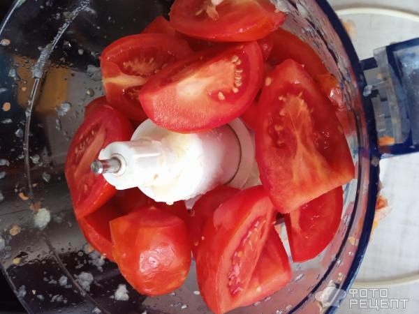 Рецепт: Кабачковая "аджика" - С болгарским перцем и чесноком: вкусная и пикантная, сразу и не поймешь что из кабачков