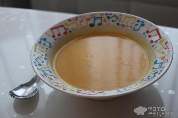 Рецепт: Морковный крем-суп - На свиных ребрах!