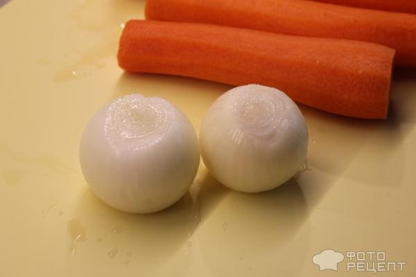 Рецепт: Морковный крем-суп - На свиных ребрах!