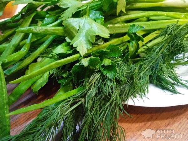 Рецепт: Постный овощной салат - с квашеной капустой Рецепт: Постный овощной салат - с квашеной капустой