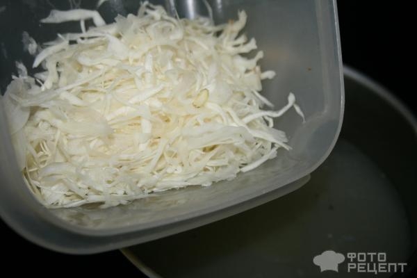 Рецепт: Суп свекольный - с консервированной фасолью