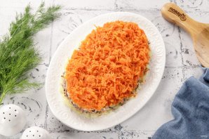 Салат Мимоза с сайрой