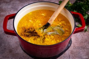 Суп с рыбными консервами