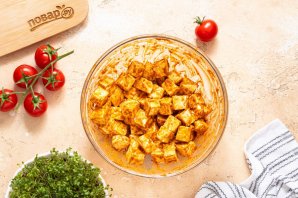 Тофу в аэрогриле Тофу в аэрогриле