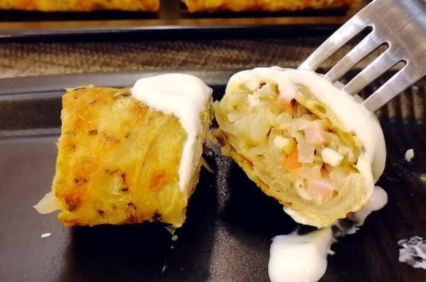 Капустные трубочки с невероятно сочной начинкой. Любимое блюдо моей семьи