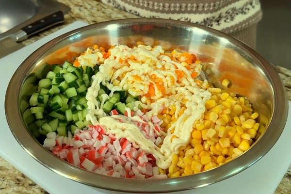 Хит на все времена! Классический крабовый салат на Новый год 2026 &mdash; советы и секреты