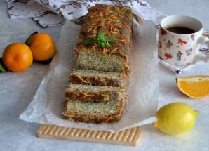 Апельсиновый кекс с маком Апельсиновый кекс с маком