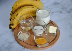 Банановое желе