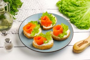 Бутерброды с форелью Бутерброды с форелью