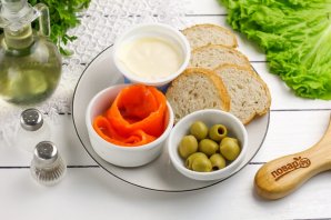 Бутерброды с форелью Бутерброды с форелью