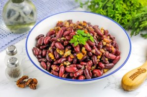 Фасоль с орехами Фасоль с орехами