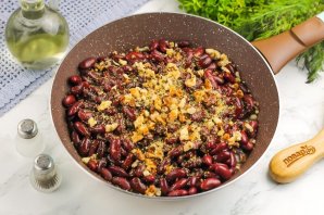 Фасоль с орехами Фасоль с орехами