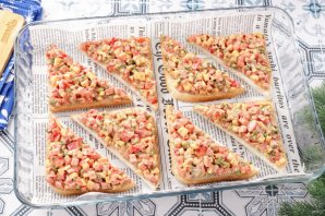 Горячие бутерброды на Новый Год Горячие бутерброды на Новый Год