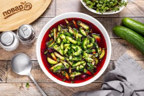 Холодник из свеклы на воде