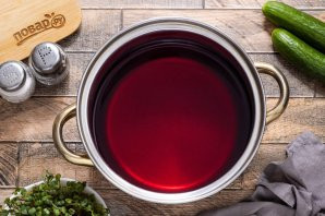 Холодник из свеклы на воде