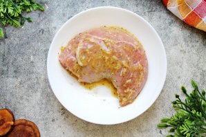 Индейка в медово-горчичном соусе Индейка в медово-горчичном соусе