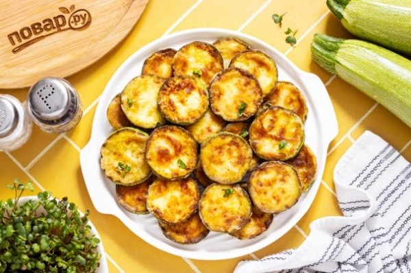 Кабачки жареные Кабачки жареные