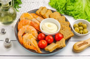Канапе с креветками Канапе с креветками