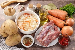 Кислые щи из квашеной капусты